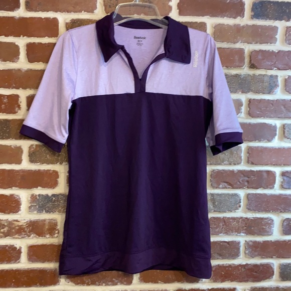 Reebok Tops - Reebok purple polo shirt size medium
